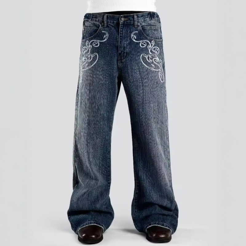 Embroidery Uniform - Retro Y2K 2-teiliges Set Street-Style-Anzug Gestreifter