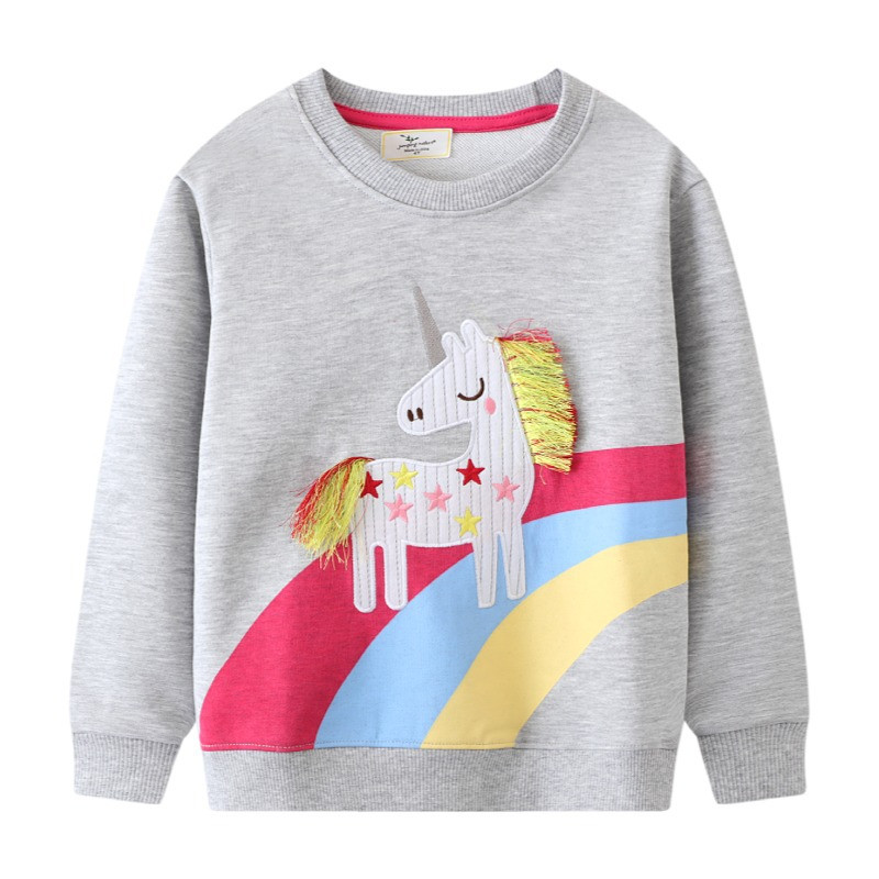 Embroidery Unicorn - Jumping Meters Neuerscheinung Einhorn-Stickerei Herbst Winter