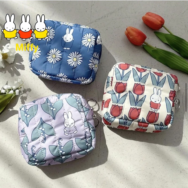 Embroidery Wallet - Kawaii Miffy Make-up-Tasche im japanischen Stil