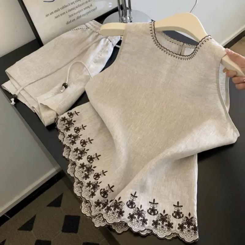 Embroidery Uniform - Einfacher alter Geldstil aus Baumwolle und