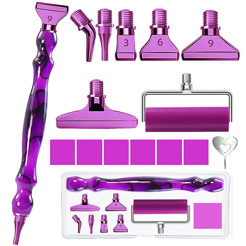 Embroidery Needle Pen - Werkzeugset für Diamantmalerei-Stifte, Stiftspitze aus Metall