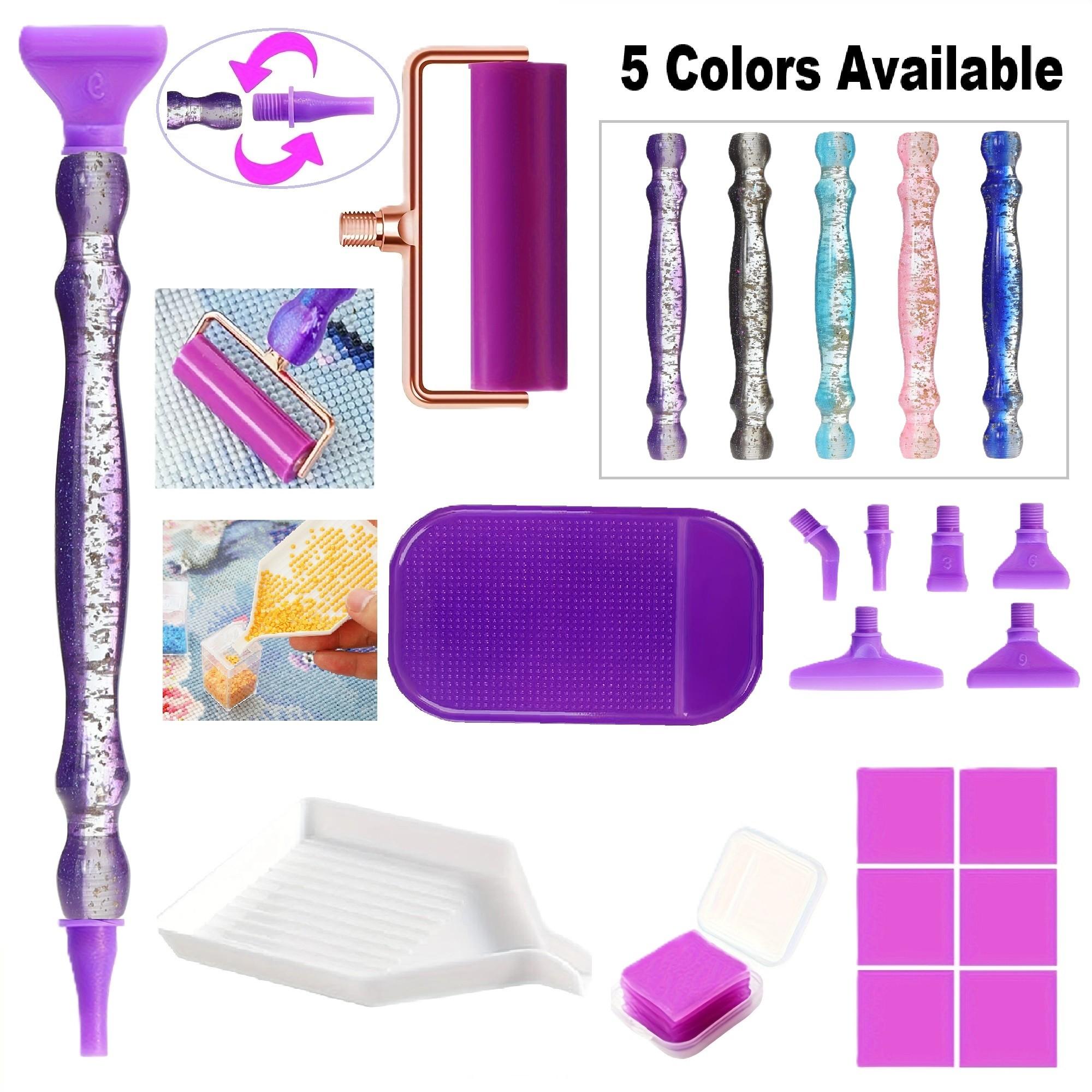 Embroidery Needle Pen - Hochwertiges, innovatives DIY-Diamantmalerei-Stift-Set mit feinem Glitzer,