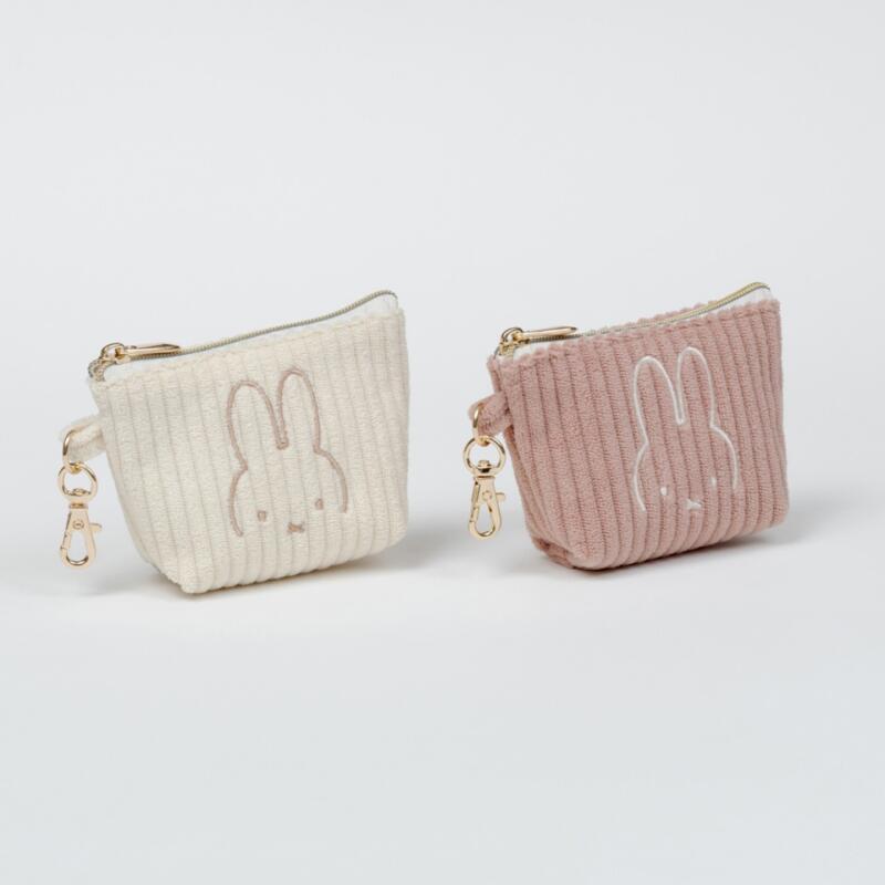 Embroidery Wallet - Cartoon Miffy Kaninchen Cord-Stickerei Münzbörse Geldbeutel