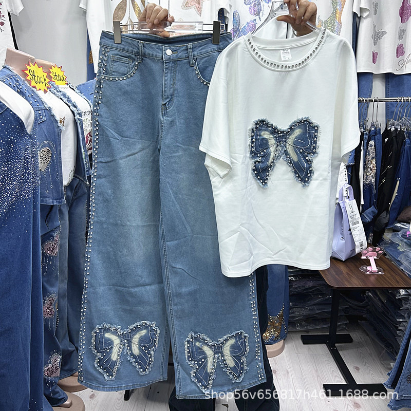 Embroidery Uniform - Neue Frühling Sommer Lose Frauen Zwei-stück