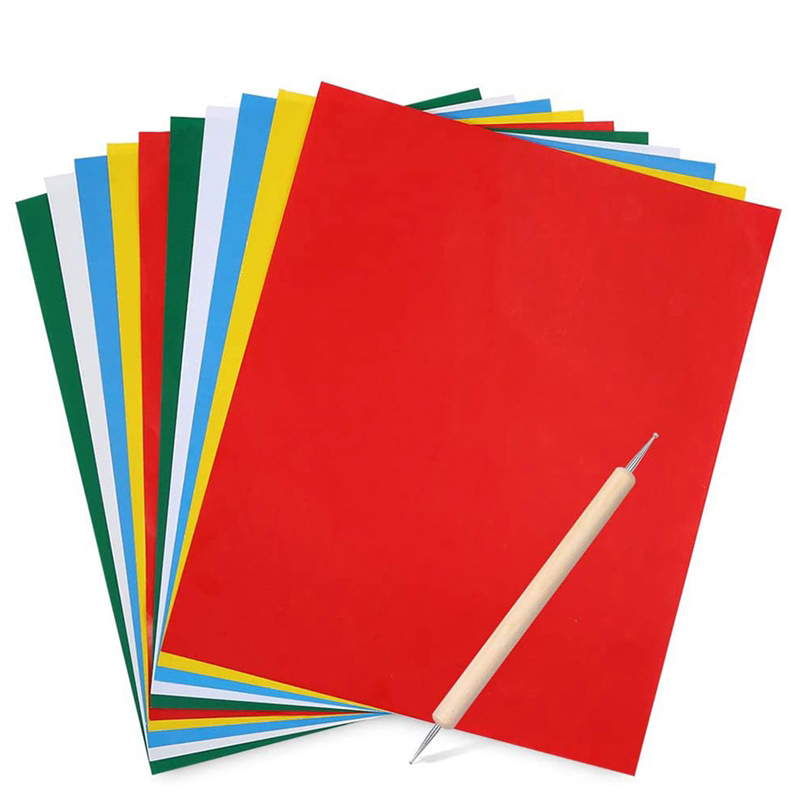 Transfer Paper Carbon - 10 Stücke Stickerei Transferpapier mit Präge