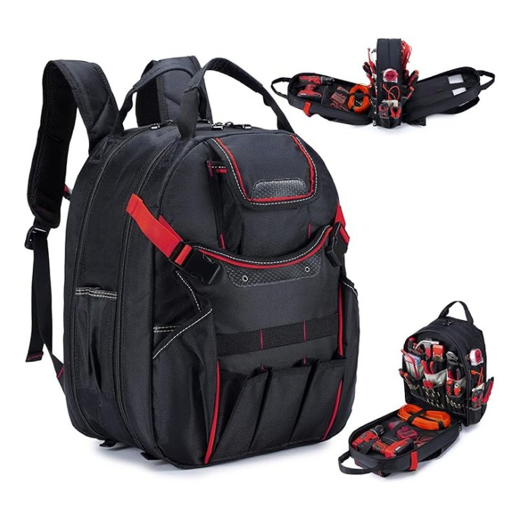 Embroidery Backpack Kit - Verdickter, verschleißfester Rucksack, wasserdicht, robust, Werkzeugset,