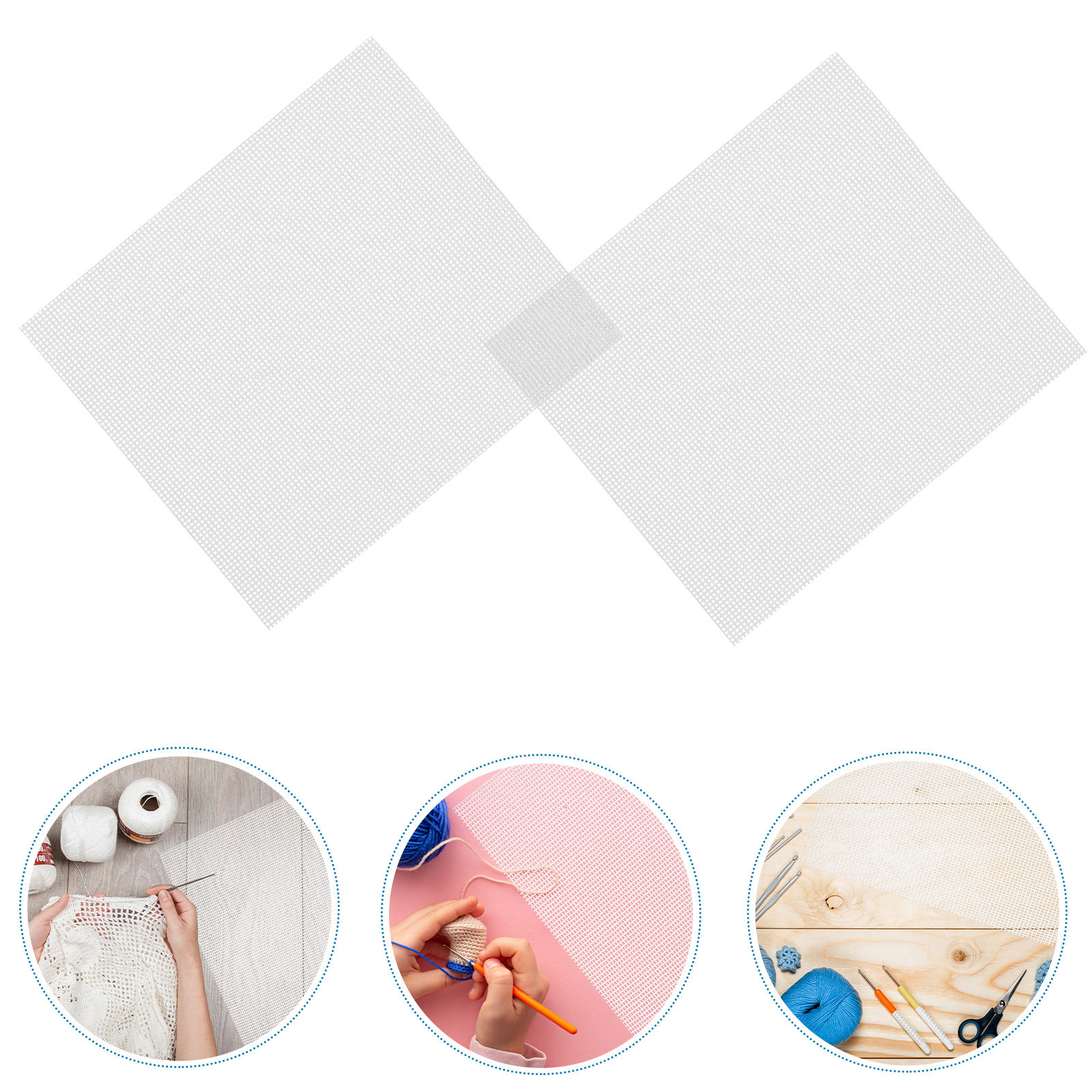4 Stück Kunststoff-Leinwandnet – Embroidery Canvas Bewertung und Preis