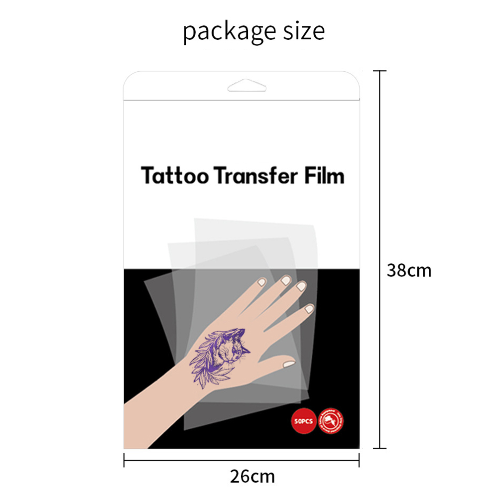 50 Stück transparentes Tattoo  – Transfer Paper Carbon Bewertung und Preis