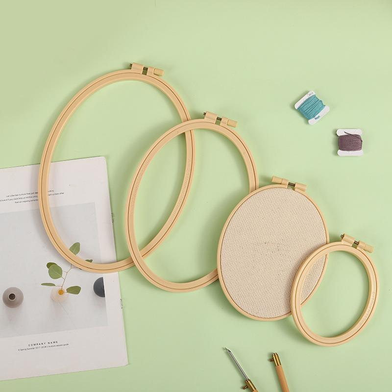 Nachahmung Bambus Kunststoff o – Embroidery Hoop Stand Bewertung und Preis