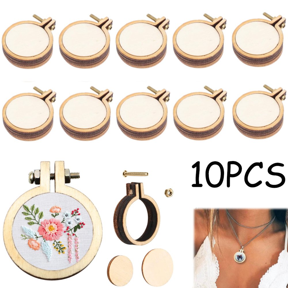 10 Teile/satz Holz Mini Sticke – Embroidery Hoop Stand Bewertung und Preis