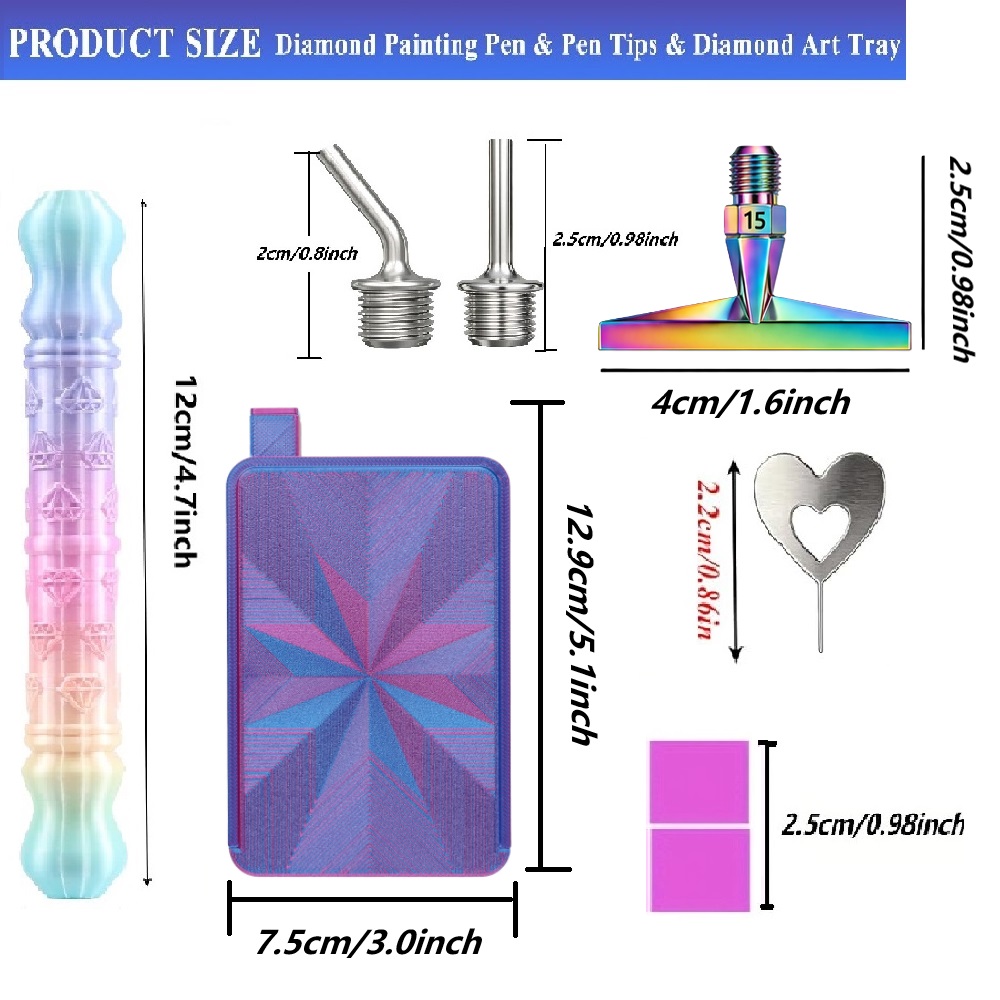 3D-Diamantmuster-Punktierstift – Embroidery Needle Pen Bewertung und Preis