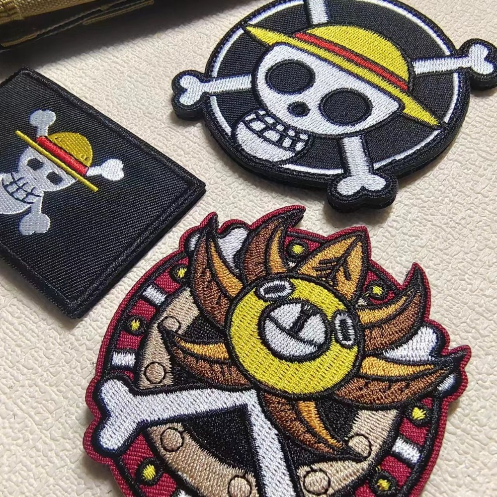 One Piece Badg Cartoon-Ärmelau – Embroidery Ideas Bewertung und Preis