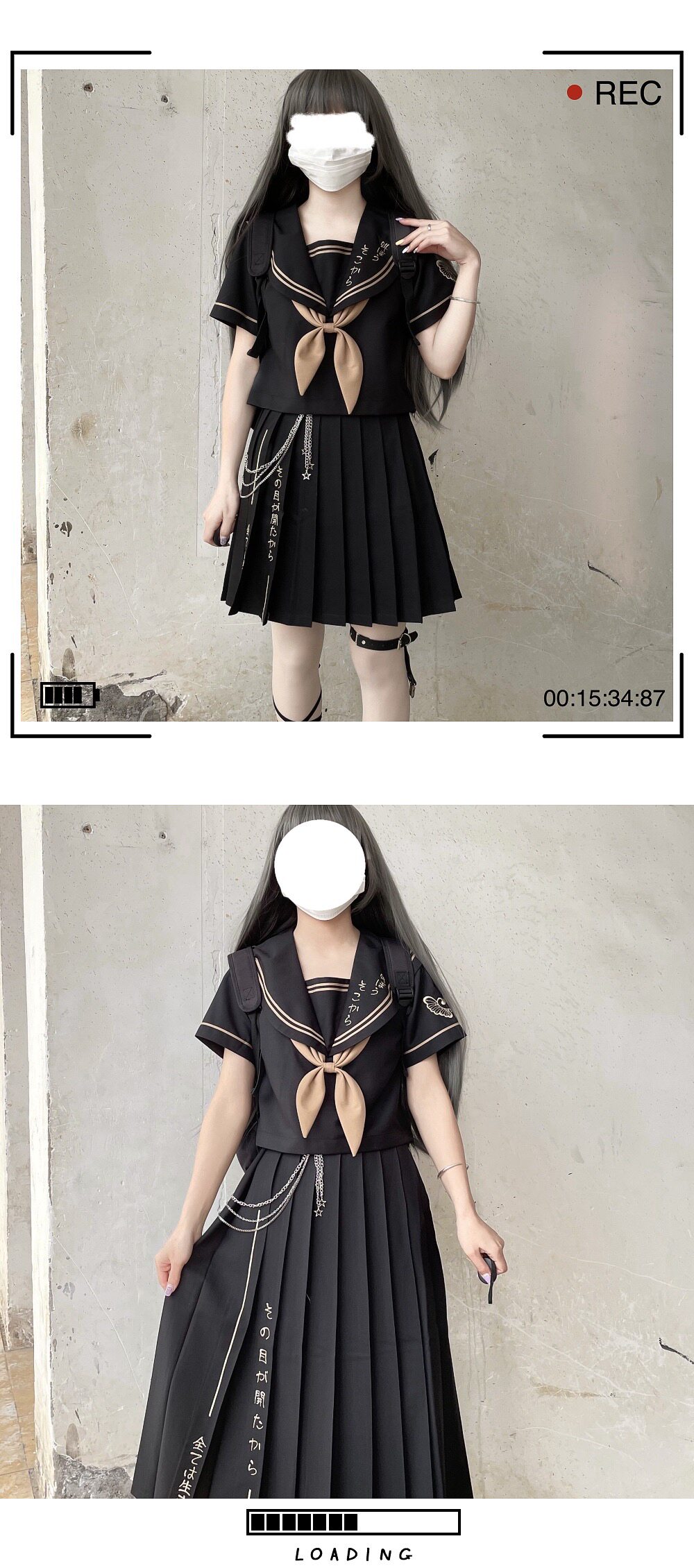 Mädchen JK Matrosenanzug Zweit – Embroidery Uniform Bewertung und Preis