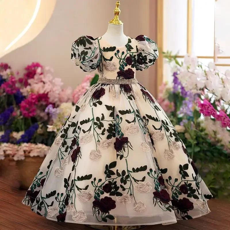 Teenager Mädchen elegante Luxu – Embroidery Abaya Bewertung und Preis