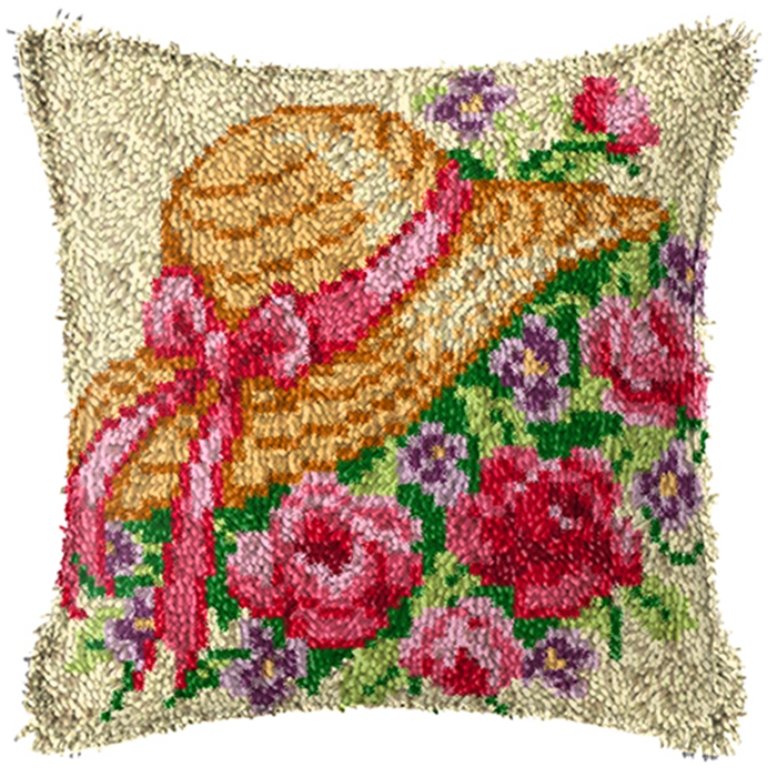 Smyrna Blumen-Riegelhaken-Set, – Embroidery Canvas Bewertung und Preis