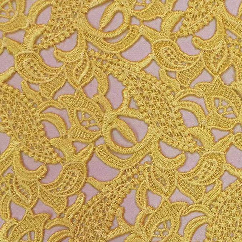 High-End-Spitzenstoff, gelbe S – Embroidery Yellow Dress Bewertung und Preis