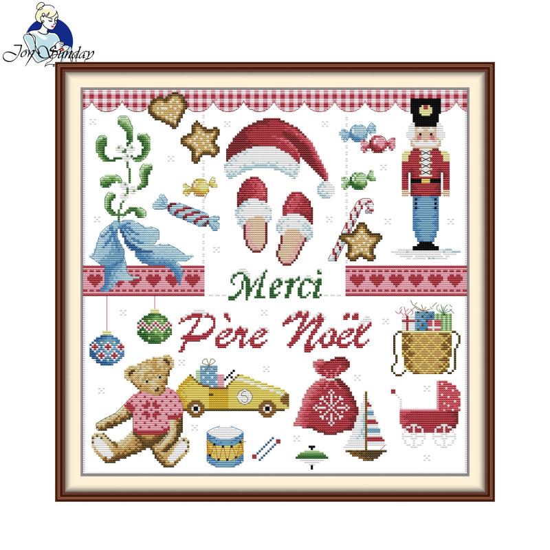 Kreuzstich-Set „Danke, Weihnac – Embroidery Xmas Ornaments Bewertung und Preis