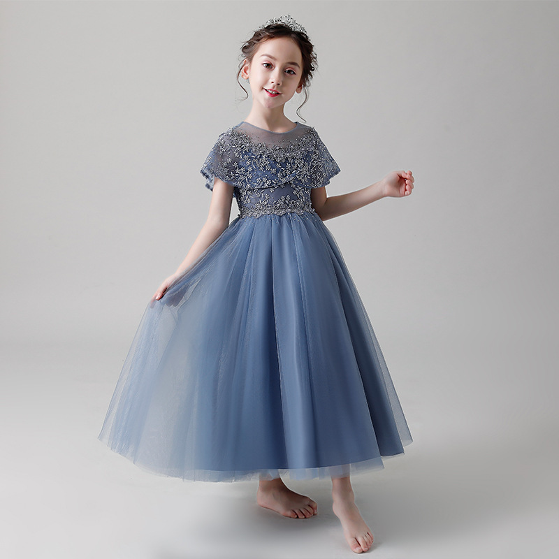 2025 Kinderkleid Puffy Mädchen – Embroidery Abaya Bewertung und Preis