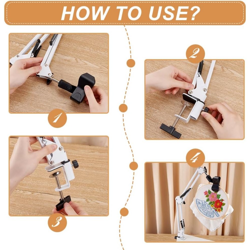 Weiß Stickerei Tischständer Ki – Embroidery Hoop Stand Bewertung und Preis