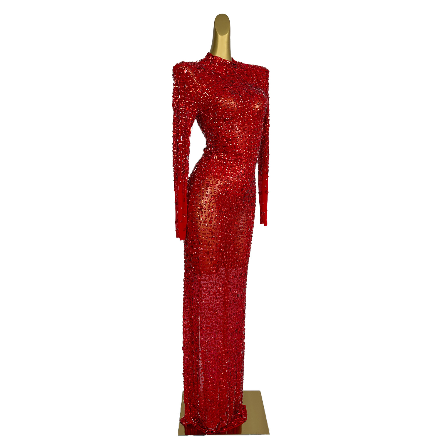 Rote Diamanten Kleid durch Lan – Embroidery Abaya Bewertung und Preis