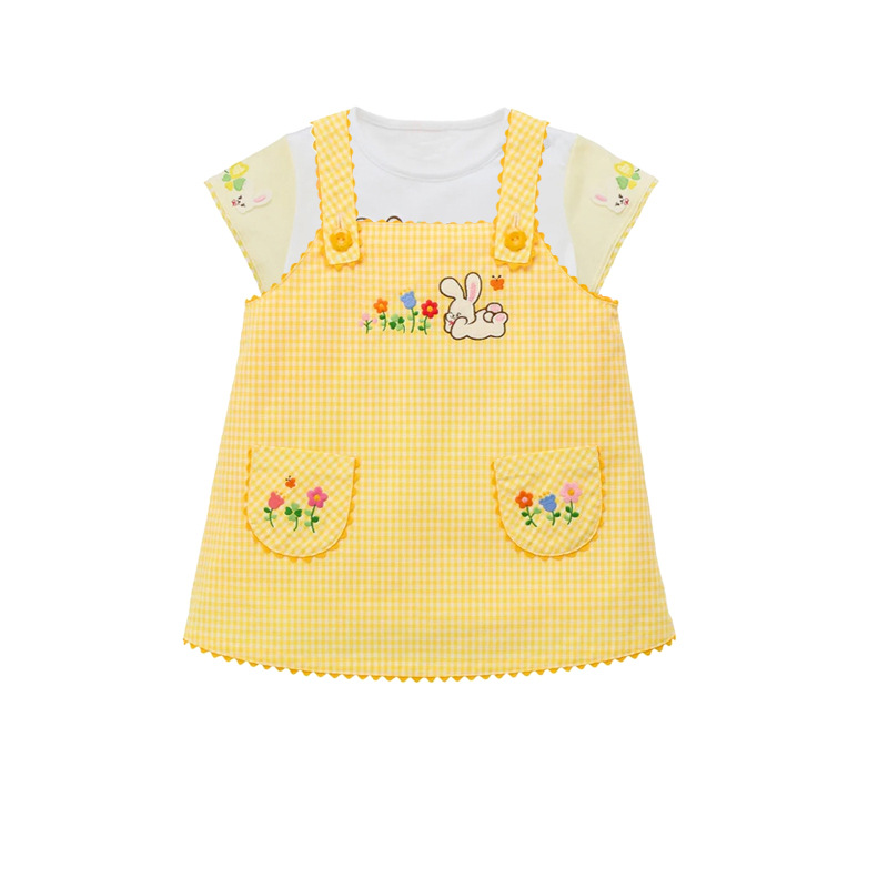3-6 Jahre Baumwolle Gelbes Nie – Embroidery Yellow Dress Bewertung und Preis