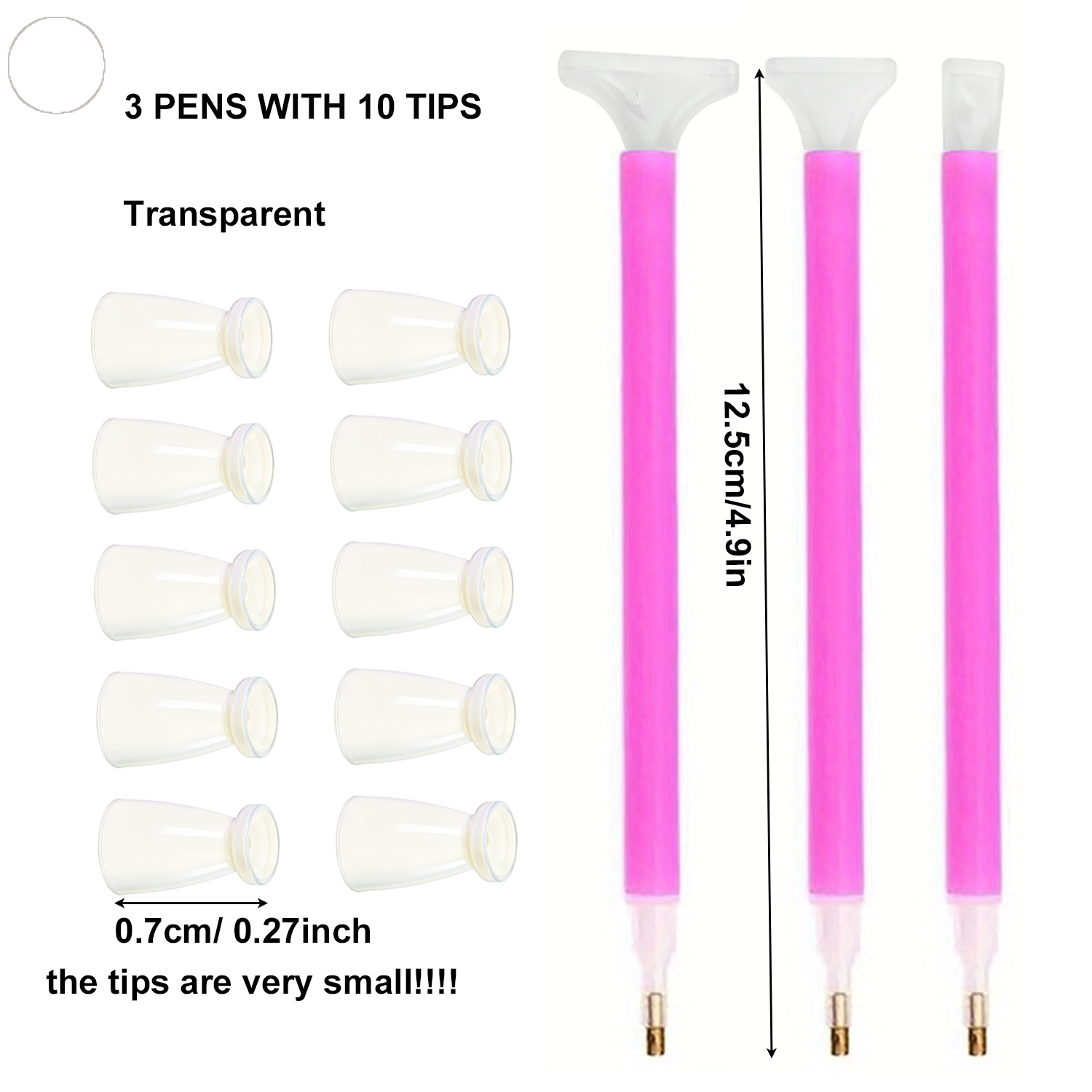 10 Silikonspitzen & 3 Stifte D – Embroidery Needle Pen Bewertung und Preis