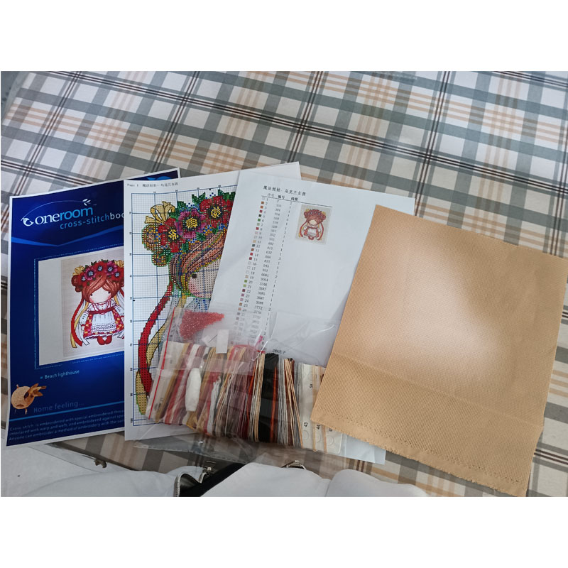 Kreuzstichset DIY Set VE Blume – Embroidery Backpack Kit Bewertung und Preis