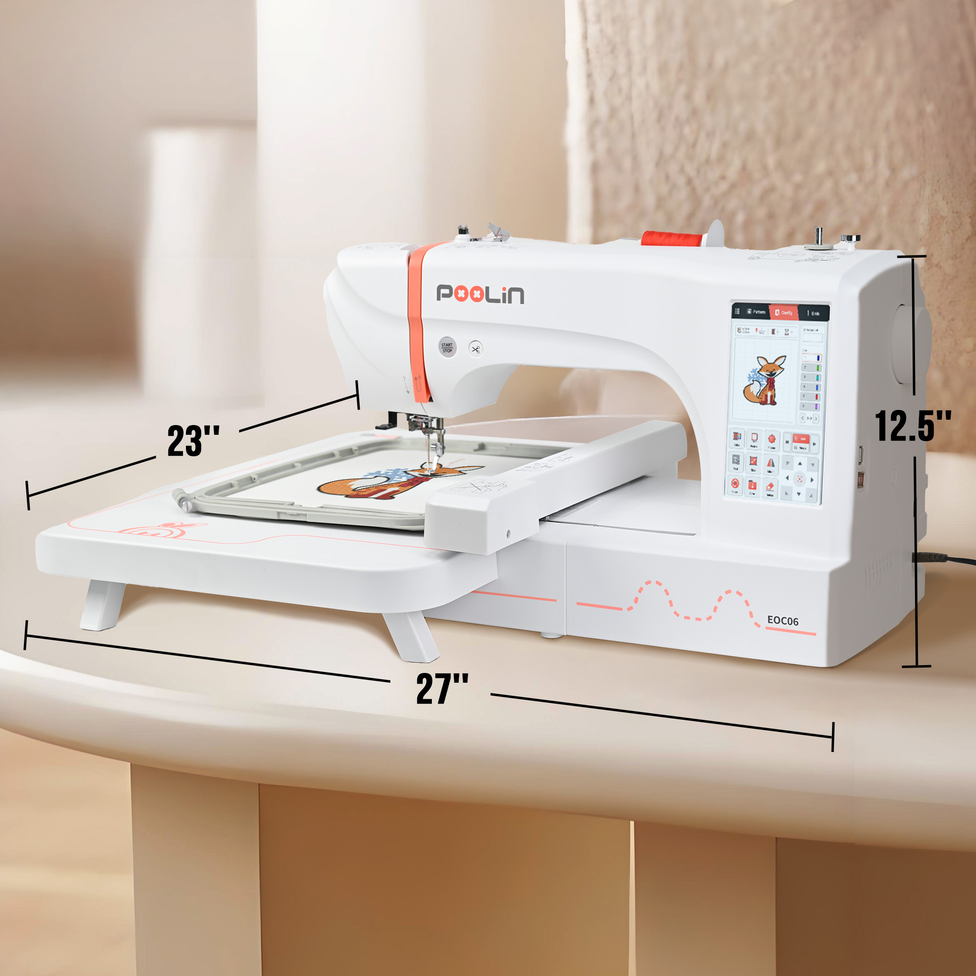 EOC06 PooLin China Heißer Verk – Embroidery Machine China Bewertung und Preis
