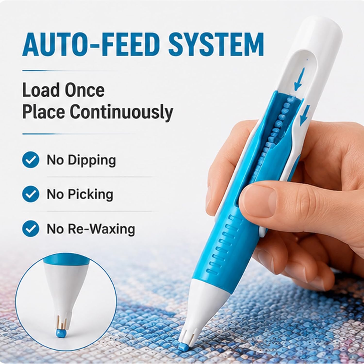 Automatischer Diamantmalerei-P – Embroidery Needle Pen Bewertung und Preis
