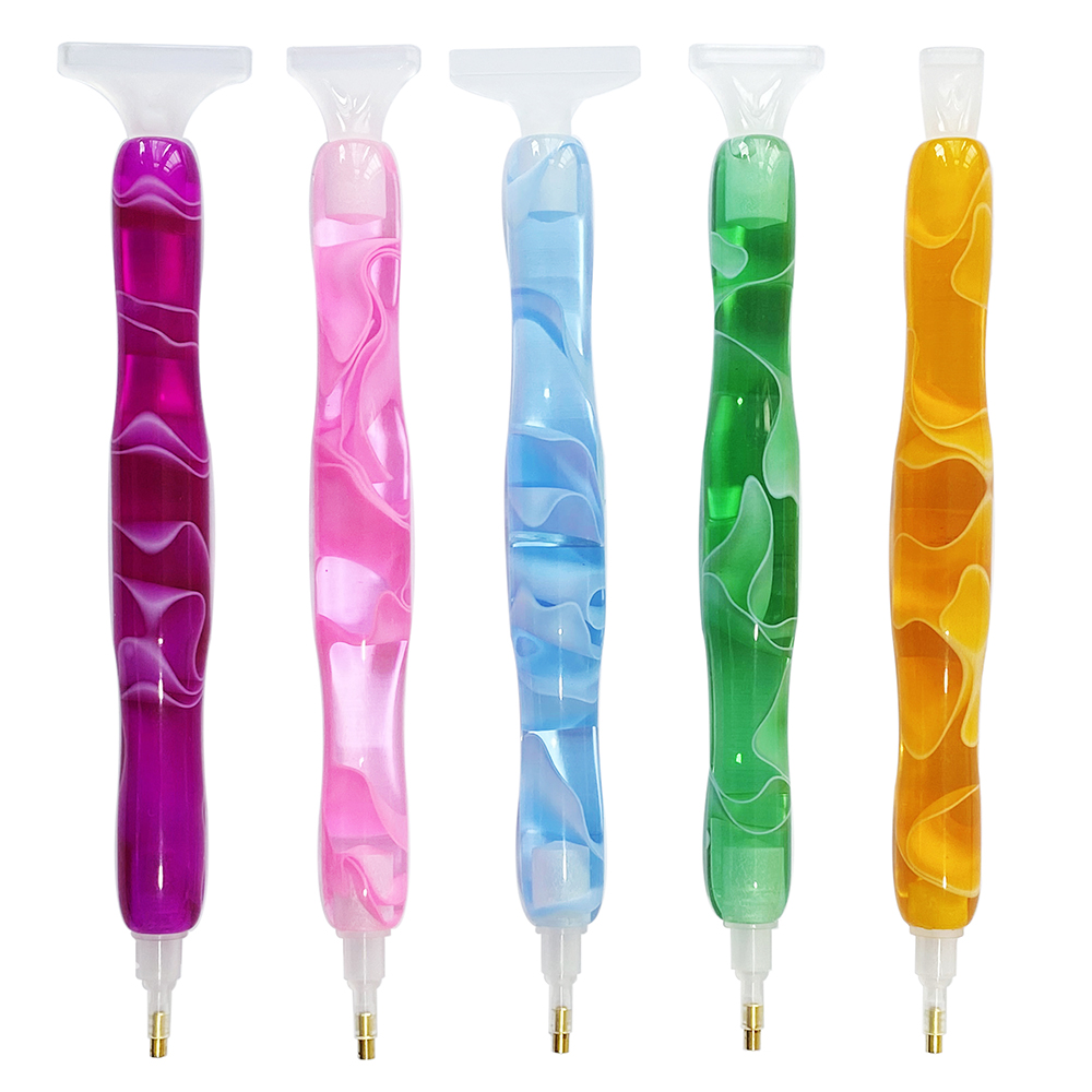 Farbiger Harz-Diamantmalstift  – Embroidery Needle Pen Bewertung und Preis