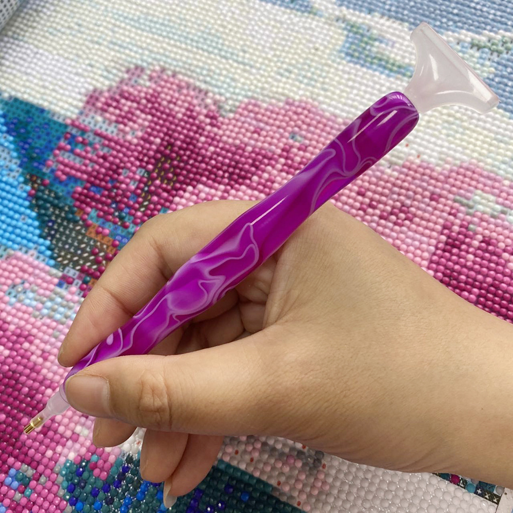 Farbiger Harz-Diamantmalstift  – Embroidery Needle Pen Bewertung und Preis